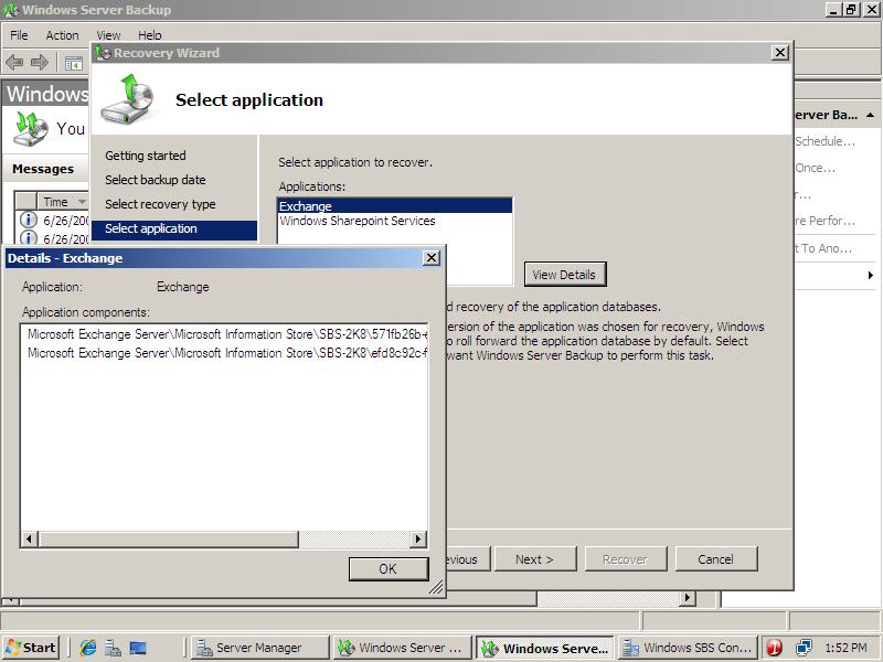 Windows Server 08 Backup In Sbs 08 Netometer Blog
