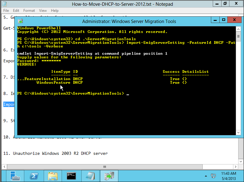 How to Migrate DHCP Server to Windows Server 2012